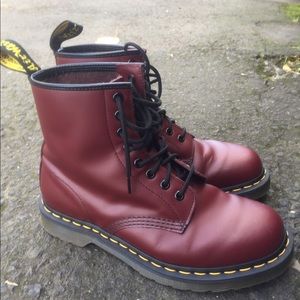 Doc Martens 1460 smooth Maroon size 9